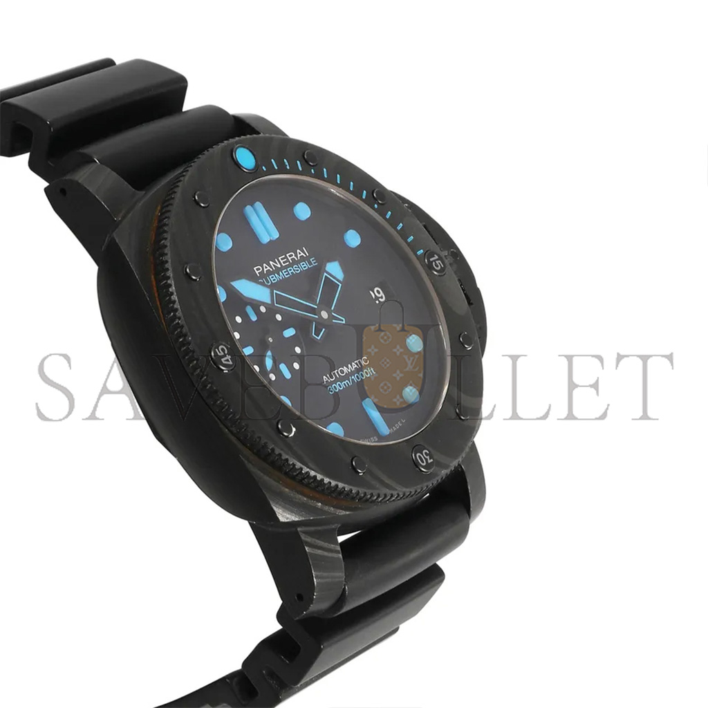 PANERAI LUMINOR SUBMERSIBLE CARBONTECH CARBON FIBER MEN'S 42MM WATCH PAM00960