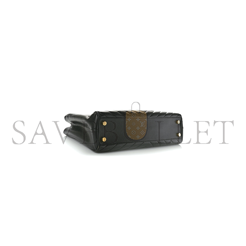 YSL CHEVRON LEATHER CLASSIC MONOGRAM SHOPPING TOTE 668900 (33*22*15cm)