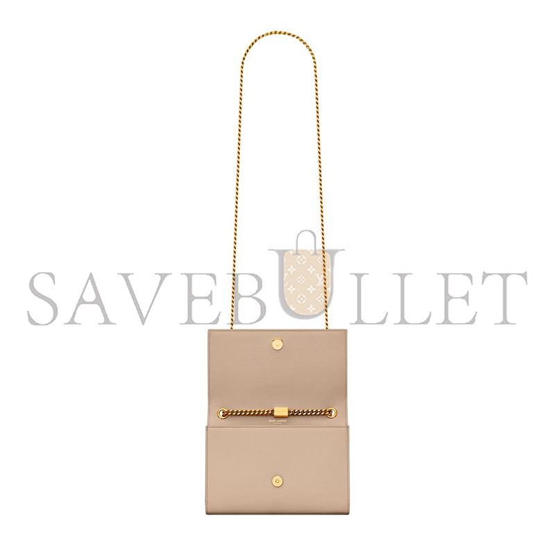 YSL KATE SMALL IN GRAIN DE POUDRE EMBOSSED LEATHER 469390BOW012721 (20*12.5*5cm)