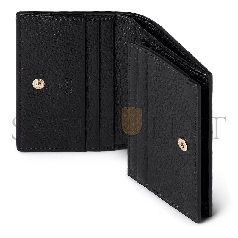 GUCCI GG EMBLEM MINI WALLET 815901 (11*9*3cm)