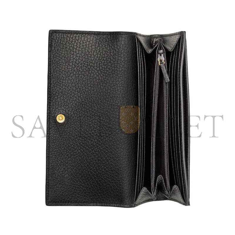 GUCCI GG MARMONT BI-COLOR CONTINENTAL WALLET 456116 (10*19*3.5cm) GUCCI GG MARMONT BI-COLOR CONTINENTAL WALLET 456116 (10*19*3.5cm)