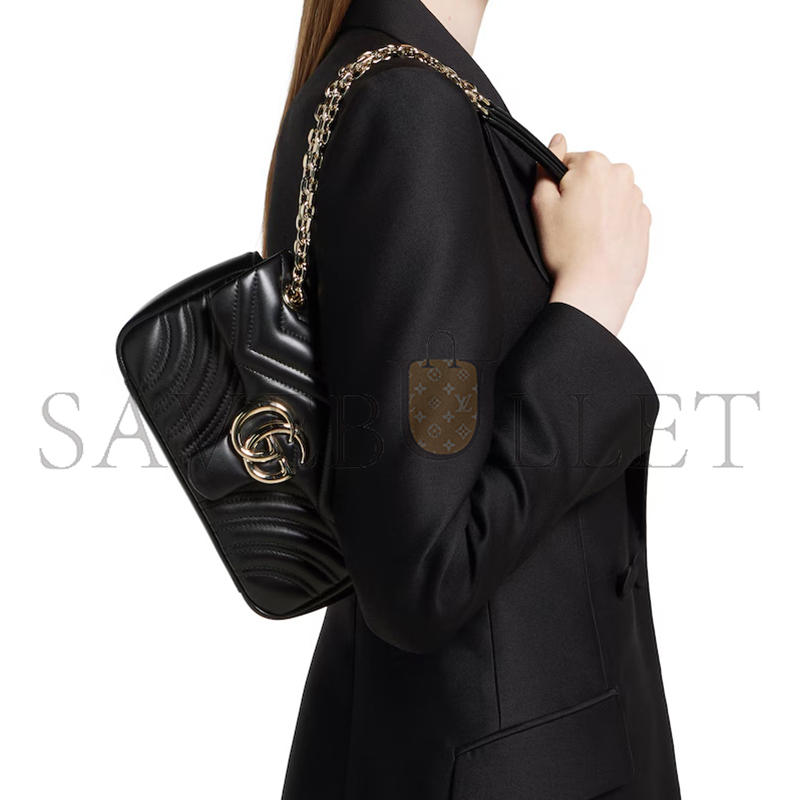 GUCCI GG MARMONT SMALL SHOULDER BAG 837280 (22*12.5*6cm) GUCCI GG MARMONT SMALL SHOULDER BAG 837280 (22*12.5*6cm)
