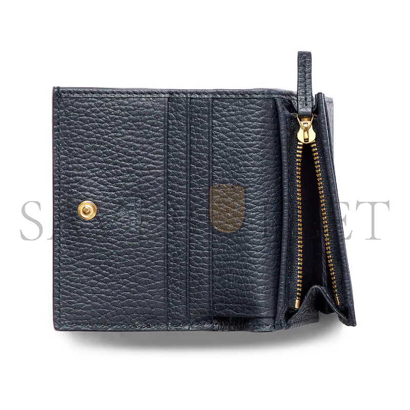 GUCCI GG MARMONT BI-COLOUR CARD CASE WALLET ‎658610 (11*8.5*3cm)