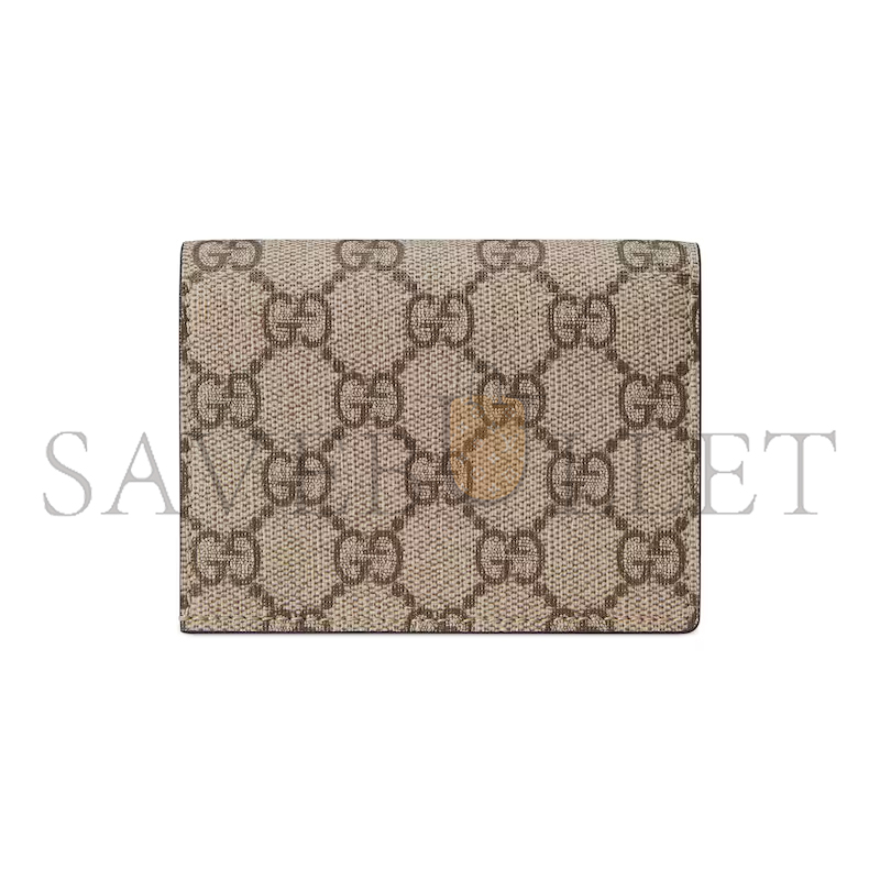 GUCCI GG MARMONT BI-COLOUR CARD CASE WALLET ‎658610 (11*8.5*3cm)