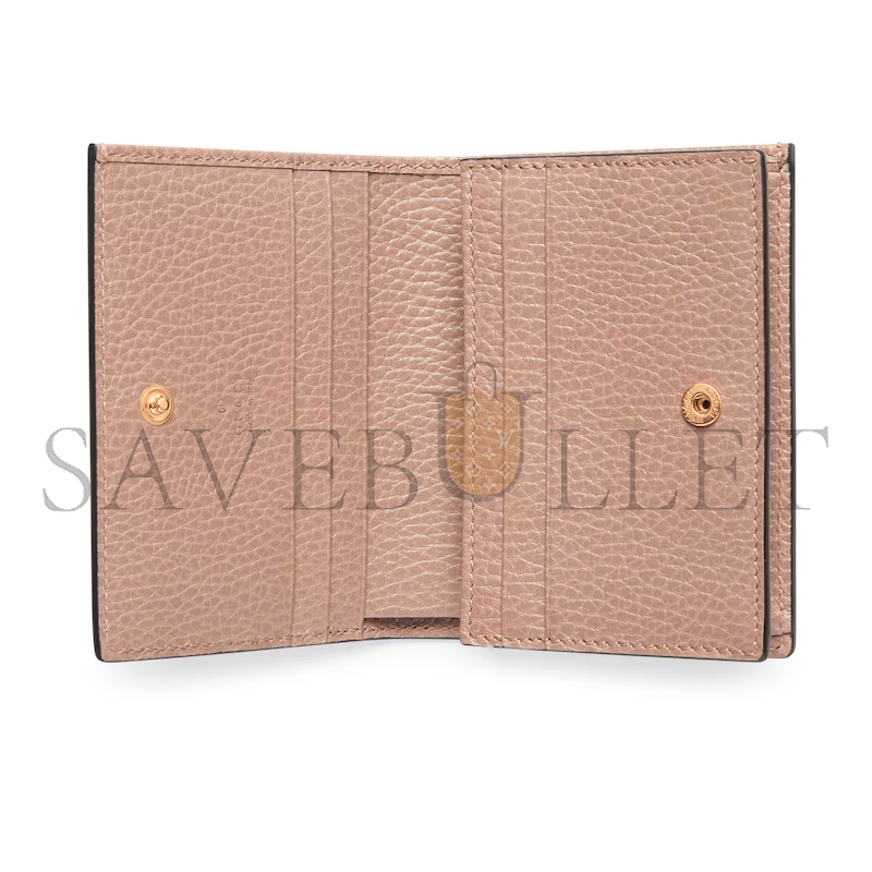 GUCCI GG MARMONT BI-COLOUR CARD CASE WALLET ‎658610 (11*8.5*3cm)