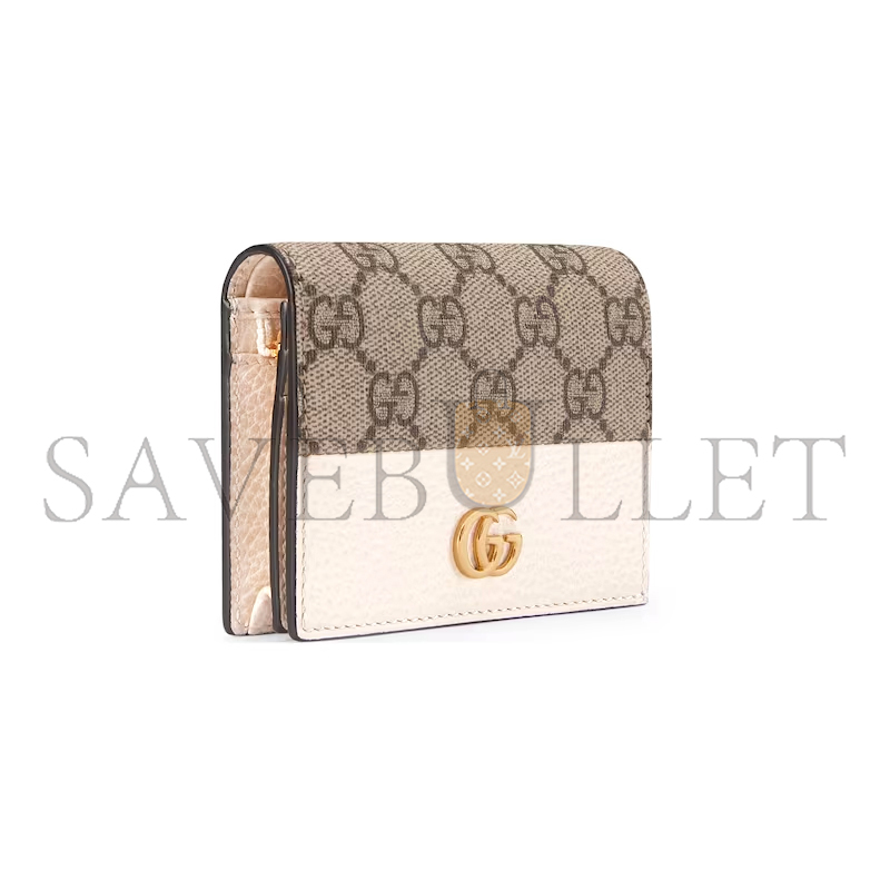 GUCCI GG MARMONT BI-COLOUR CARD CASE WALLET 658610 (11*8.5*3cm) GUCCI GG MARMONT BI-COLOUR CARD CASE WALLET 658610 (11*8.5*3cm)