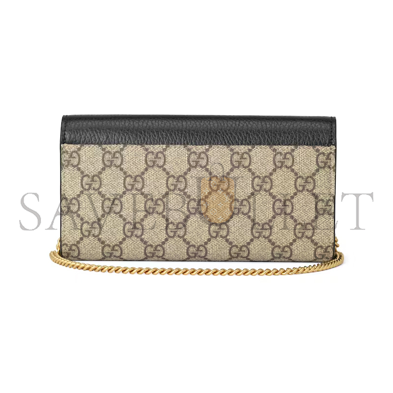 GUCCI GG MARMONT BI-COLOR WALLET ON CHAIN 546585 (19*10cm) GUCCI GG MARMONT BI-COLOR WALLET ON CHAIN 546585 (19*10cm)