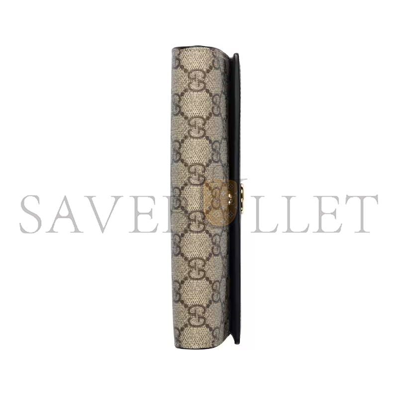 GUCCI GG MARMONT BI-COLOR WALLET ON CHAIN 546585 (19*10cm) GUCCI GG MARMONT BI-COLOR WALLET ON CHAIN 546585 (19*10cm)