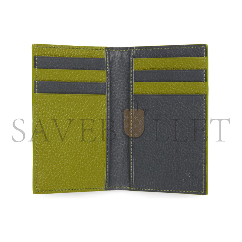 GUCCI GREY INTERIOR CARD CASE 817038 (15*12cm)