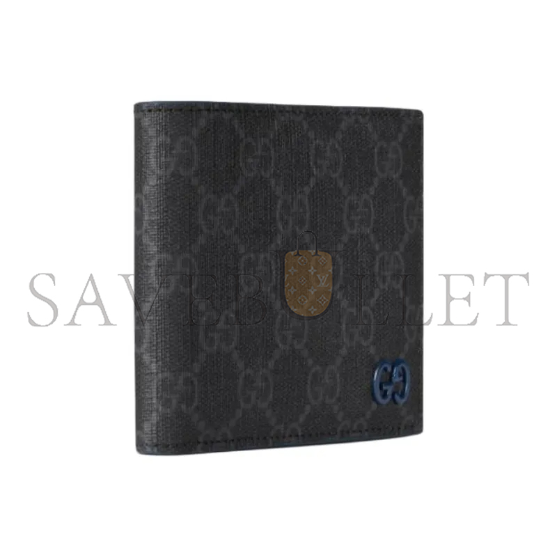 GUCCI BULE INTERIOR BI-FOLD WALLET 768243 (21*9cm)