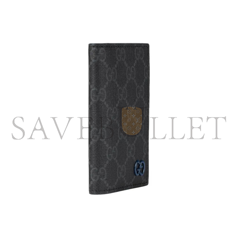 GUCCI BULE INTERIOR GG LONG CARD CASE 768249 (15*12cm)