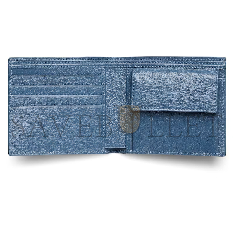 GUCCI BLUE INTERIOR GG COIN WALLET 768244 (21*9cm) GUCCI BLUE INTERIOR GG COIN WALLET 768244 (21*9cm)