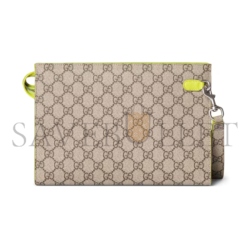 GUCCI BI-COLOR SMALL POUCH 768255 (26*18*6cm) GUCCI BI-COLOR SMALL POUCH 768255 (26*18*6cm)