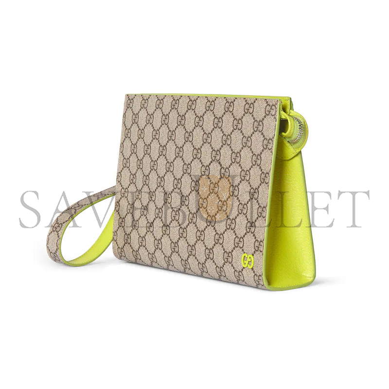 GUCCI BI-COLOR SMALL POUCH 768255 (26*18*6cm) GUCCI BI-COLOR SMALL POUCH 768255 (26*18*6cm)