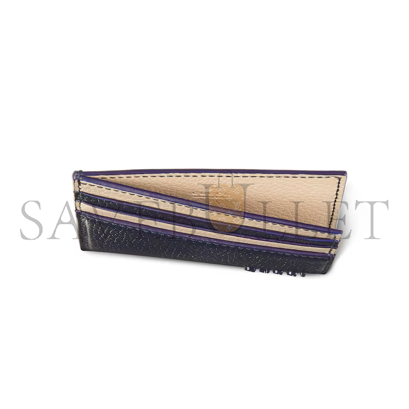 GUCCI BI-COLOR CARD CASE WITH GUCCI LOGO ‎817043 (10*8cm)