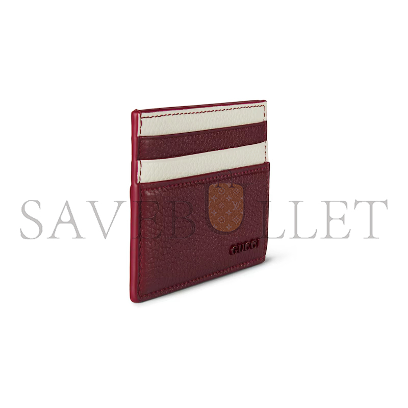 GUCCI BI-COLOR CARD CASE WITH GUCCI LOGO 817043 (10*8cm) GUCCI BI-COLOR CARD CASE WITH GUCCI LOGO 817043 (10*8cm)