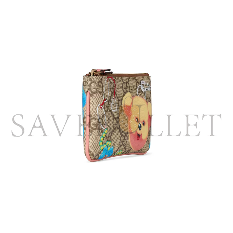 GUCCI ZIP KEY CASE WITH MOTIF 838892 (12.5*7*1.5cm) GUCCI ZIP KEY CASE WITH MOTIF 838892 (12.5*7*1.5cm)