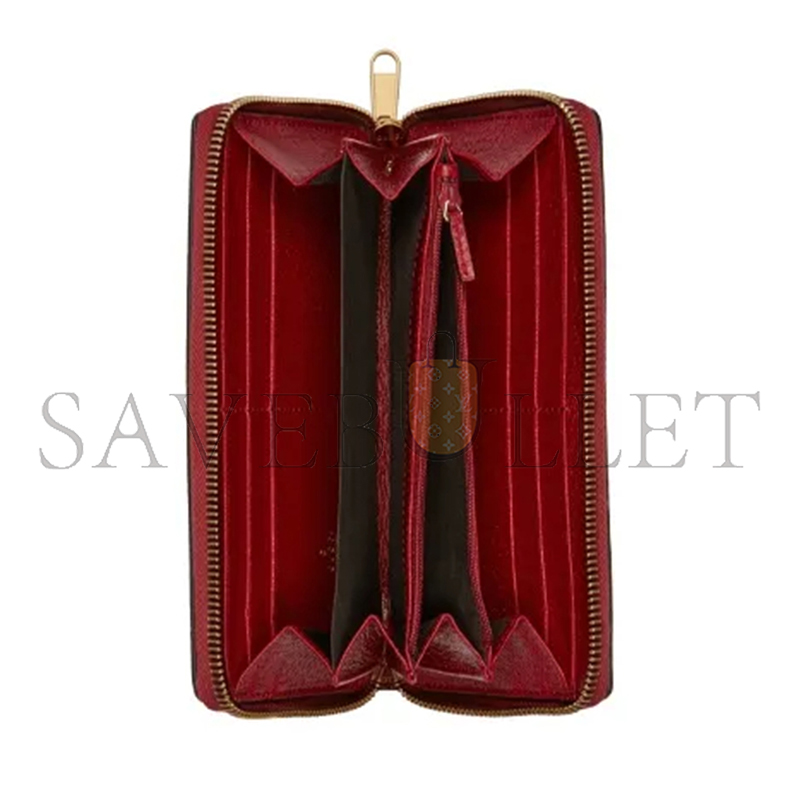 GUCCI DORAEMON COLLABORATION CANVAS WITH LEATHER LONG ZIP CLOSURE WALLET ‎647787 (19*10.5*2cm)
