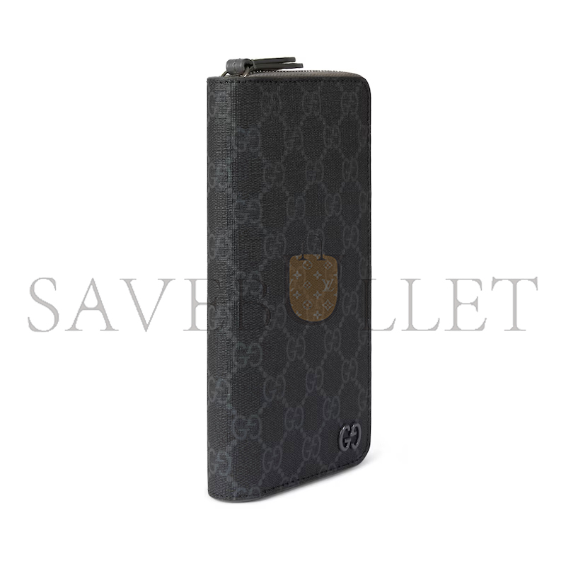 GUCCI BI-COLOR ZIP AROUND WALLET 822051 (10*20*2.5cm) GUCCI BI-COLOR ZIP AROUND WALLET 822051 (10*20*2.5cm)