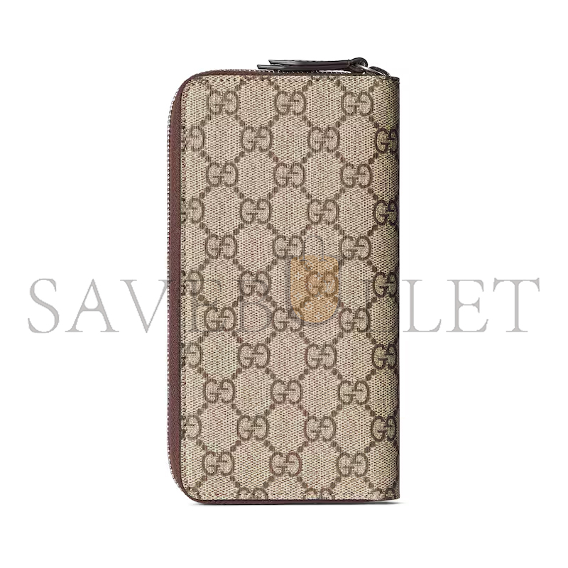 GUCCI BI-COLOR ZIP AROUND WALLET 822051 (10*20*2.5cm) GUCCI BI-COLOR ZIP AROUND WALLET 822051 (10*20*2.5cm)