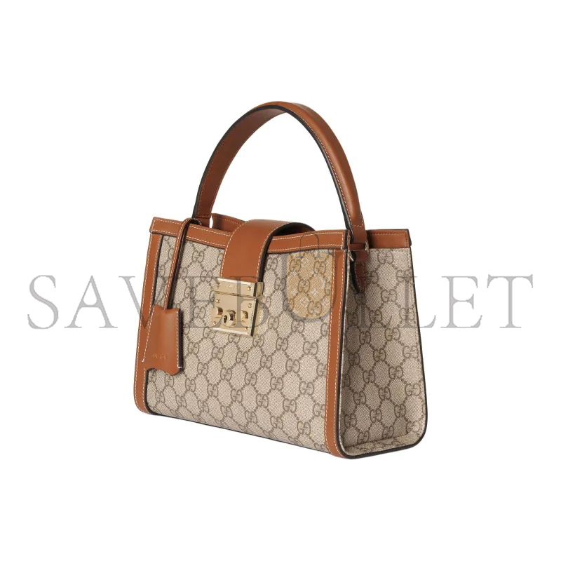 GUCCI PADLOCK FABRIC MEDIUM SHOULDER BAG ‎838992 (25.5*17.5*10cm)