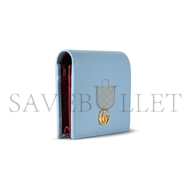 GUCCI BI-COLOR GG MARMONT SMALL WALLET 456126 (11*8.5*3cm) GUCCI BI-COLOR GG MARMONT SMALL WALLET 456126 (11*8.5*3cm)