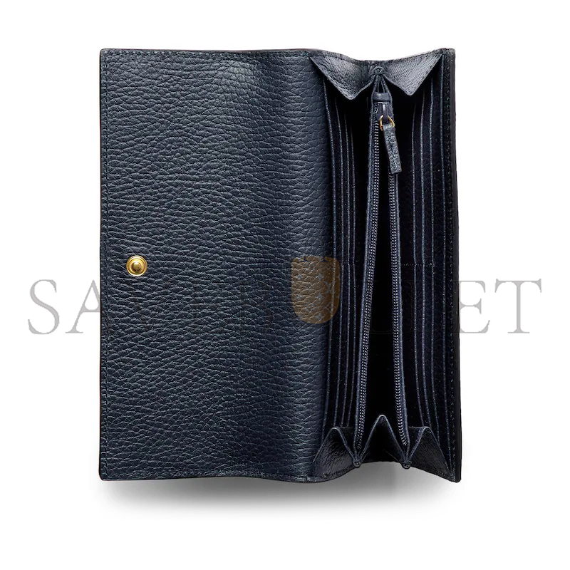 GUCCI BI-COLOR GG MARMONT CONTINENTAL WALLET ‎456116 (19*10*3.5cm)
