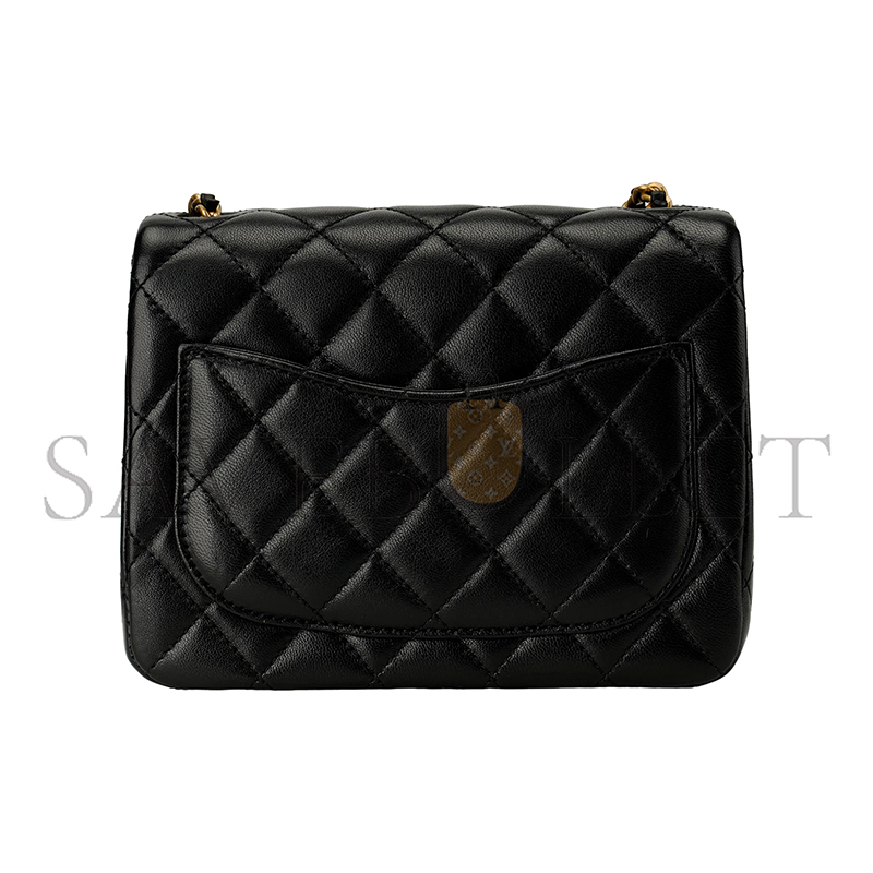 CHANEL MASTER LITTLE GOLD BALL SQUARE FLAP BAG AS1786 (17*13.5*8cm)