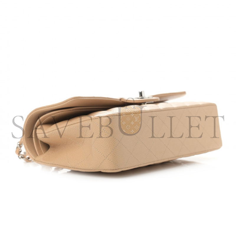 CHANEL CAVIAR QUILTED MEDIUM DOUBLE FLAP 1119069 (25*15*7cm)