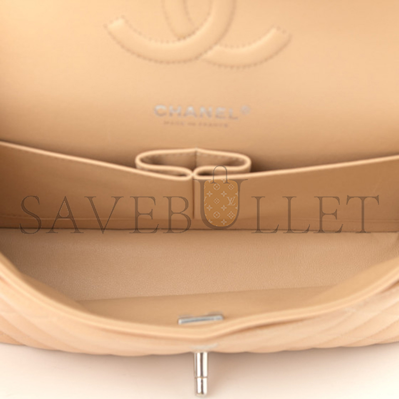 CHANEL CAVIAR QUILTED MEDIUM DOUBLE FLAP 1119069 (25*15*7cm)
