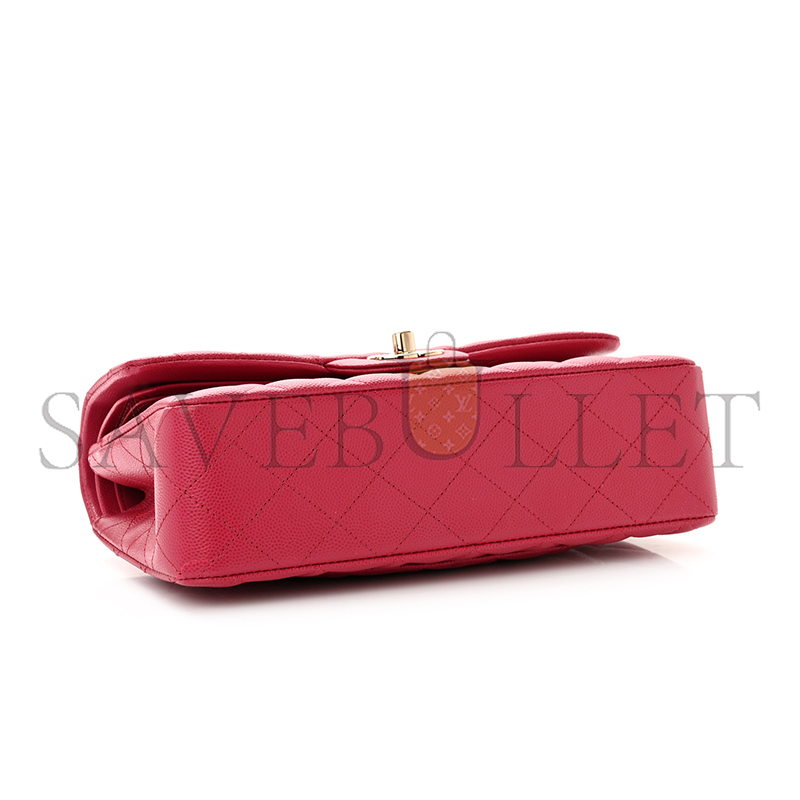 CHANEL CAVIAR QUILTED SMALL DOUBLE FLAP 1411761 (23*14.5*6cm)