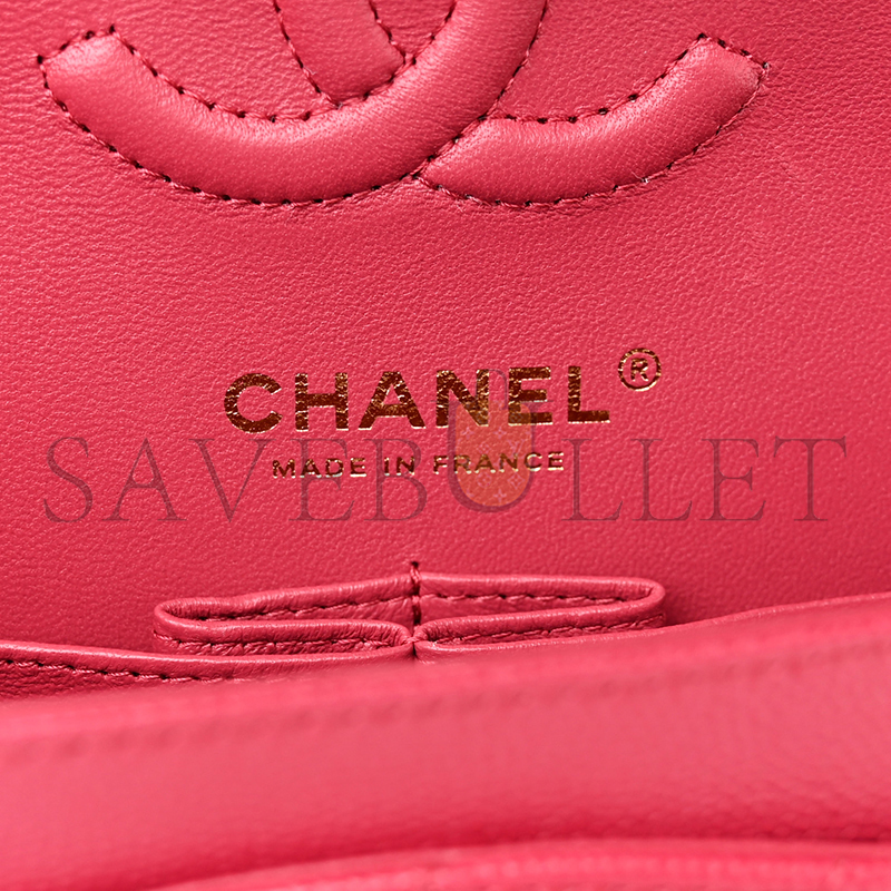 CHANEL CAVIAR QUILTED SMALL DOUBLE FLAP 1411761 (23*14.5*6cm)