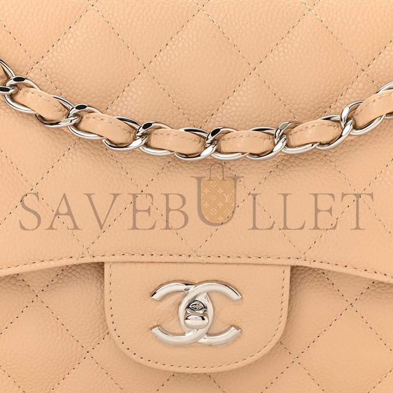 CHANEL CAVIAR QUILTED JUMBO DOUBLE FLAP 1153723 (30*19*9cm)