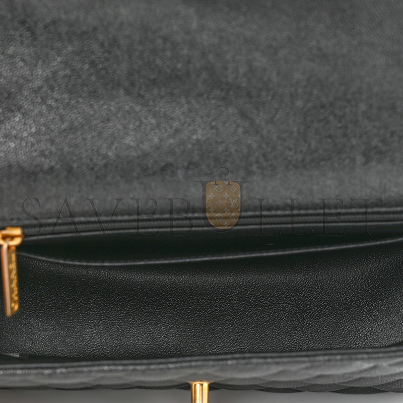 CHANEL CAVIAR QUILTED MINI TOP HANDLE FLAP 1224315 (20*12*7cm)