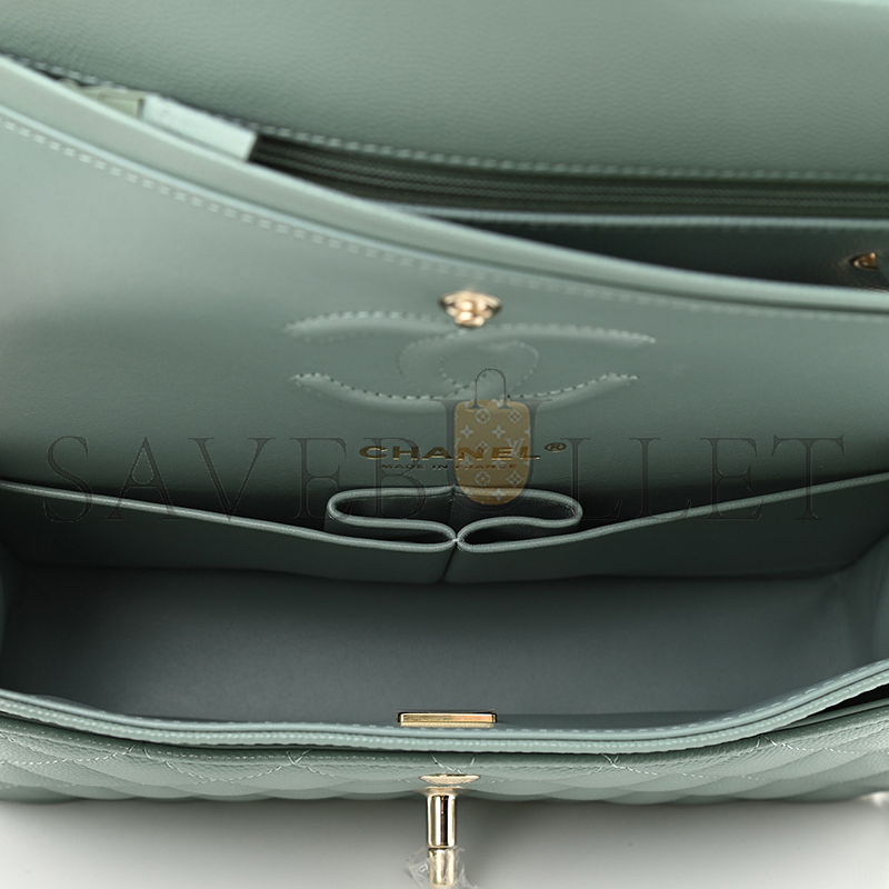 CHANEL CAVIAR QUILTED SMALL DOUBLE FLAP 924443 (23*14.5*6cm)