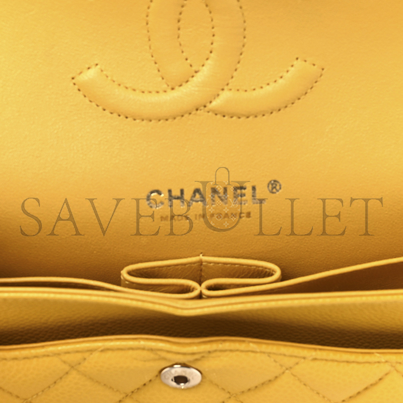 CHANEL CAVIAR QUILTED MEDIUM DOUBLE FLAP 1154434 (25*15*7cm)