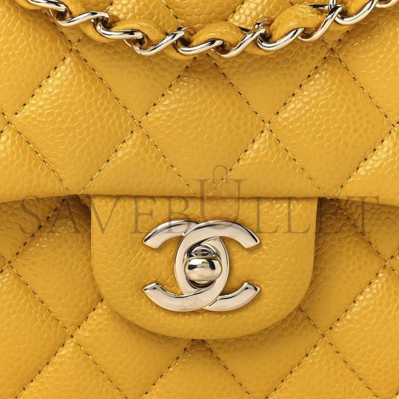 CHANEL CAVIAR QUILTED MEDIUM DOUBLE FLAP 1154434 (25*15*7cm)