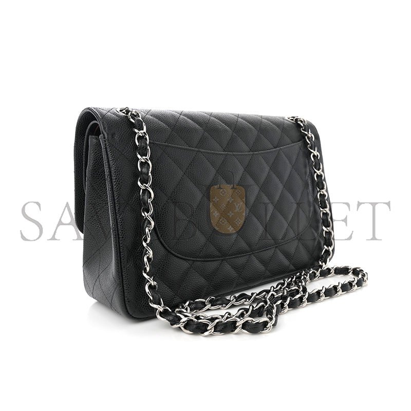 CHANEL CAVIAR QUILTED JUMBO DOUBLE FLAP 1630686 (30*19*9cm)