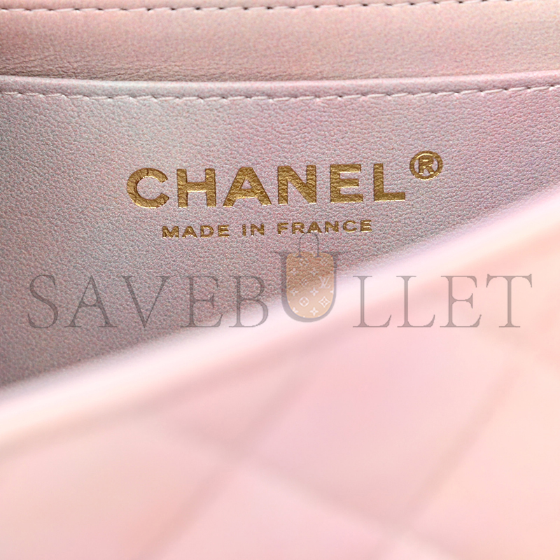 CHANEL OMBRE MINI TOP HANDLE FLAP 1112622 (20*13*6cm)