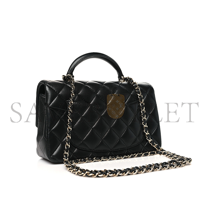 CHANEL MINI TOP HANDLE FLAP 1643772 (20*13*6cm)