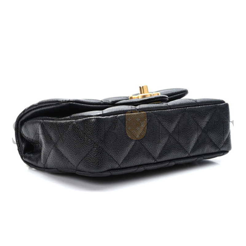 CHANEL CAVIAR QUILTED MINI SWEETHEART FLAP 1337872 (18*13*6cm)