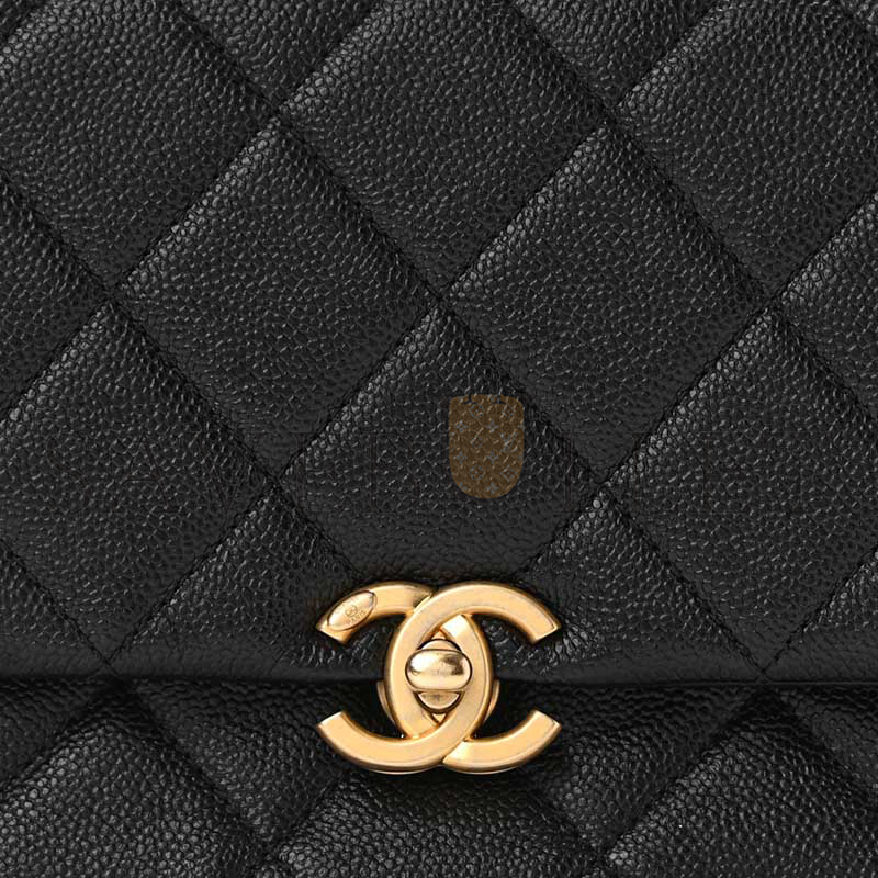 CHANEL SHINY CAVIAR QUILTED SMALL CHAIN MELODY FLAP 1167229 (23*14*6cm)
