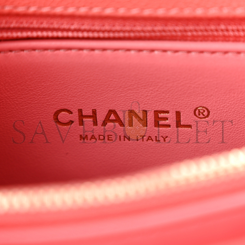 CHANEL CAVIAR QUILTED SMALL COCO HANDLE FLAP 1177715 (25*15*8cm)