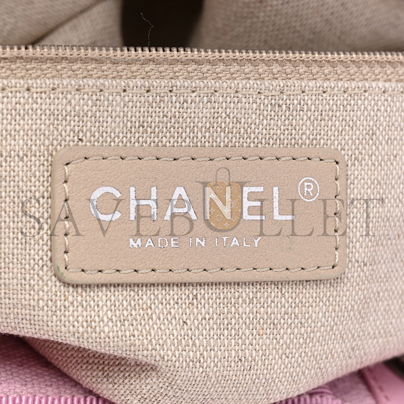 CHANEL MIXED FIBERS SMALL DEAUVILLE TOTE 1149317 (39*29*20cm)
