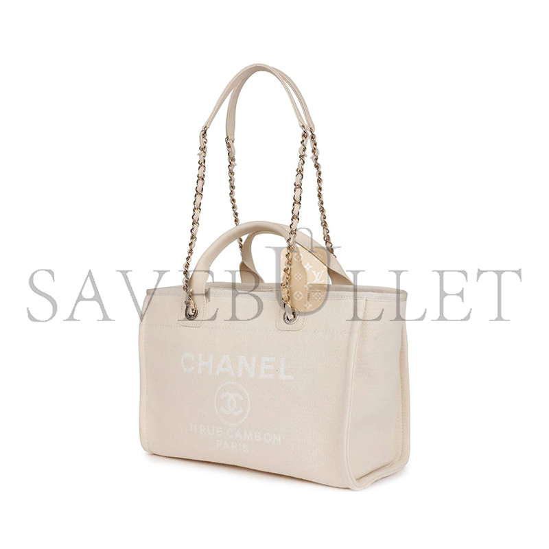 CHANEL DEAUVILLE SHOPPING BAG A66941 (38*30*22cm)