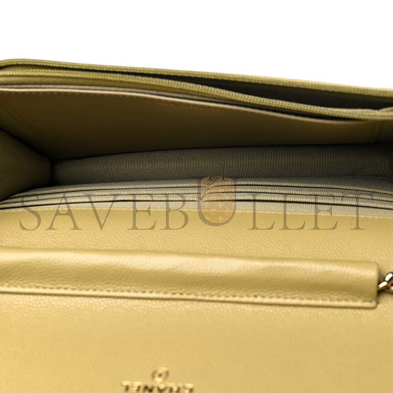 CHANEL CAVIAR QUILTED WALLET ON CHAIN WOC 1177827 (19*11*4cm)