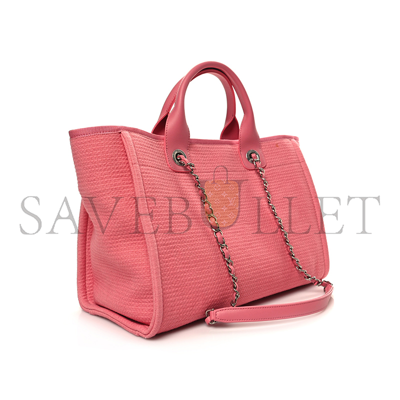 CHANEL MIXED FIBERS SMALL DEAUVILLE TOTE 1450144 (32*25*15cm)
