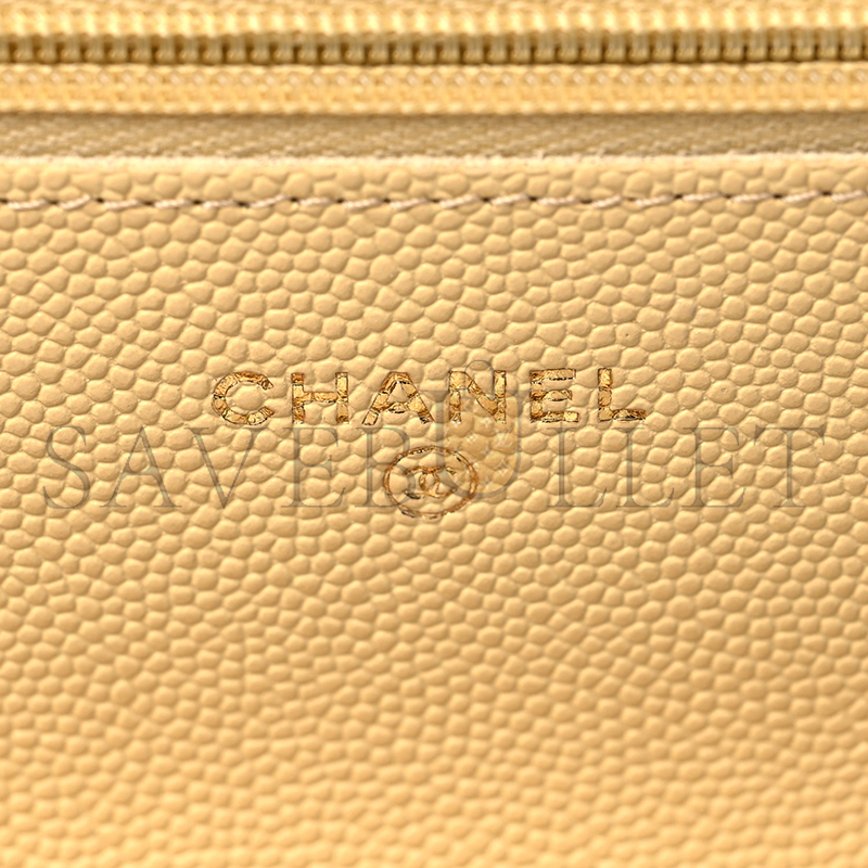 CHANEL CAVIAR QUILTED WALLET ON CHAIN WOC 1081398 (19*11*4cm)