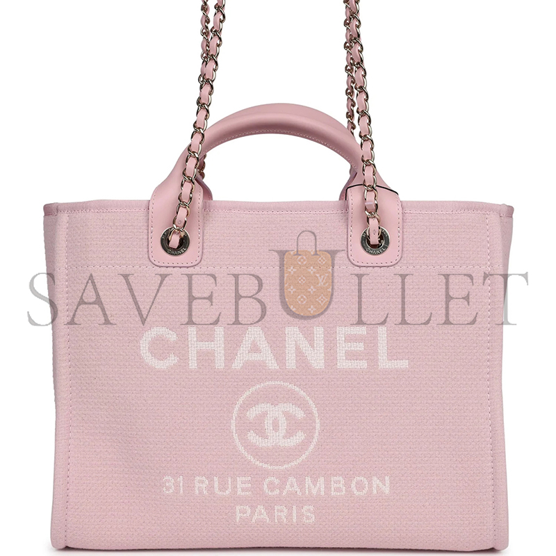 CHANEL SMALL DEAUVILLE SHOPPING TOTE 1200142 (39*29*20cm)