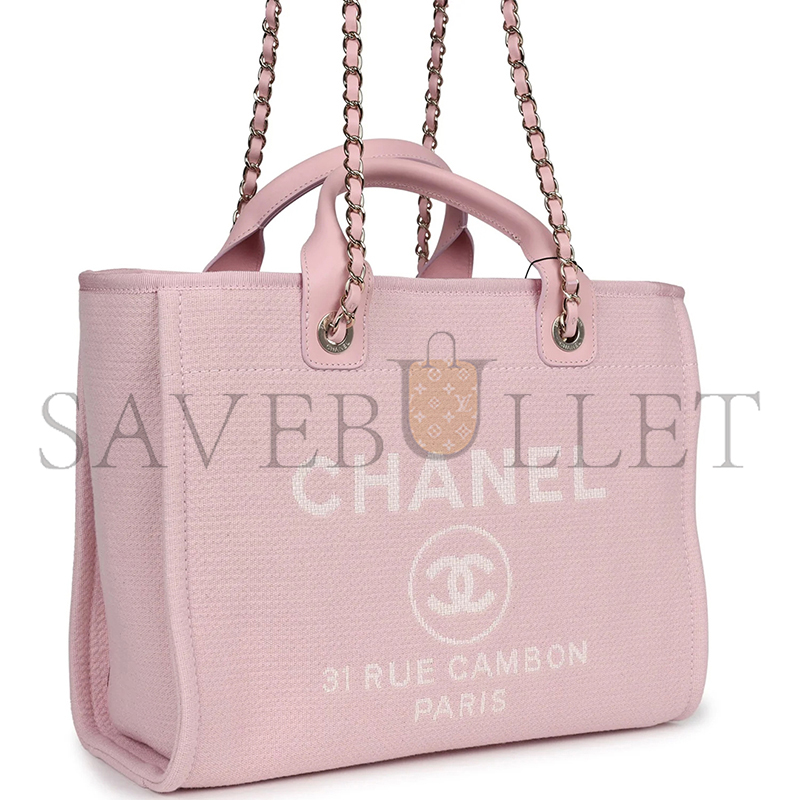 CHANEL SMALL DEAUVILLE SHOPPING TOTE 1200142 (39*29*20cm)
